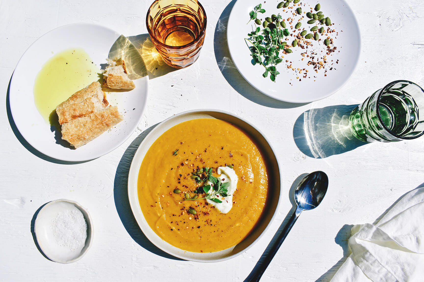 FULL MOON SPICED SQUASH SOUP