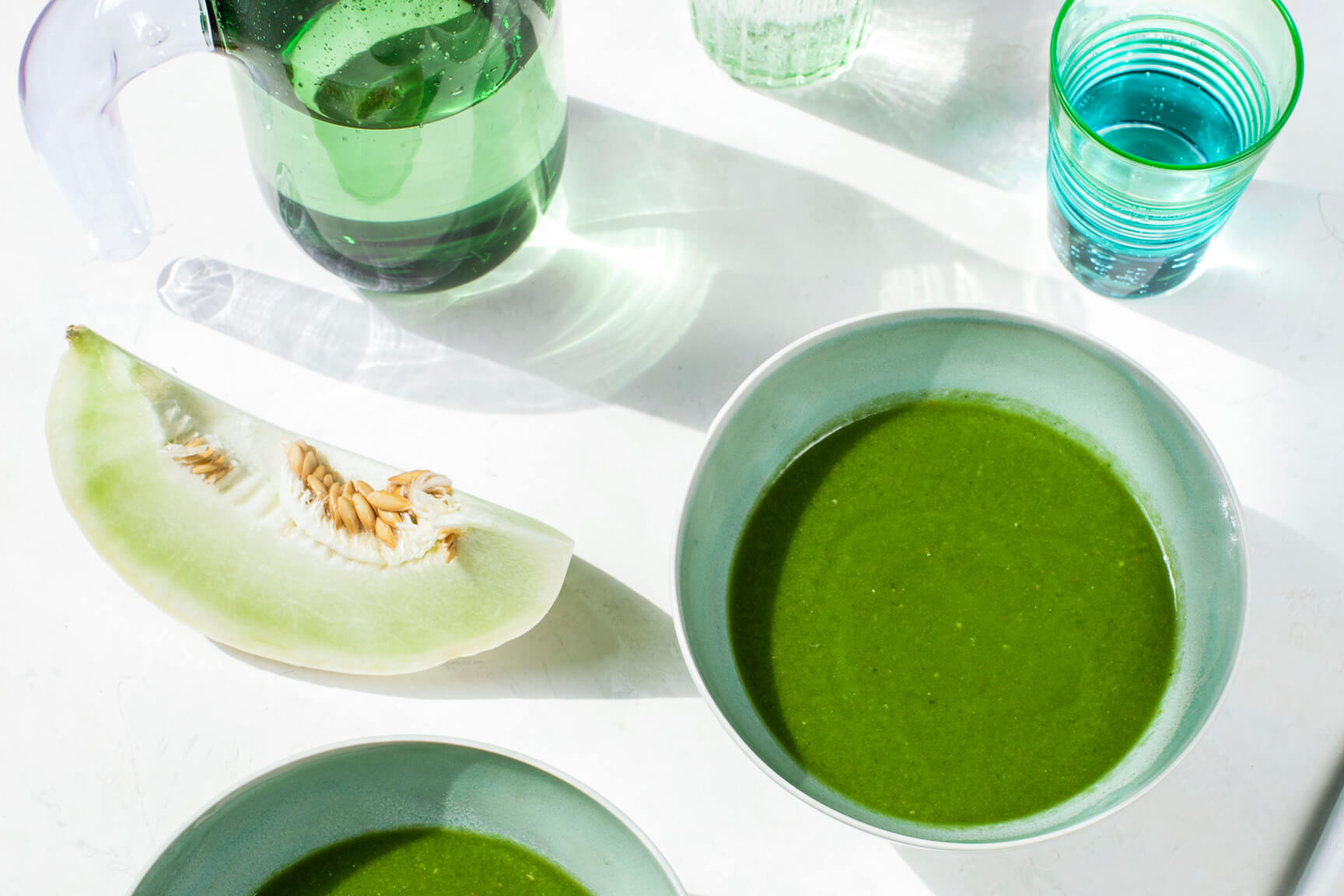 Hydrating Honeydew Melon Gazpacho