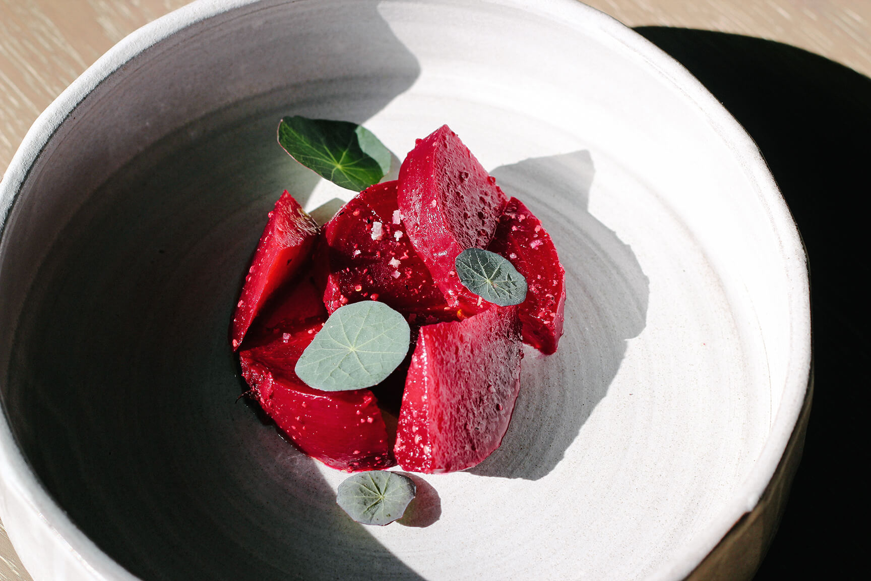 Marinated Beets with Course-Ground Mustard