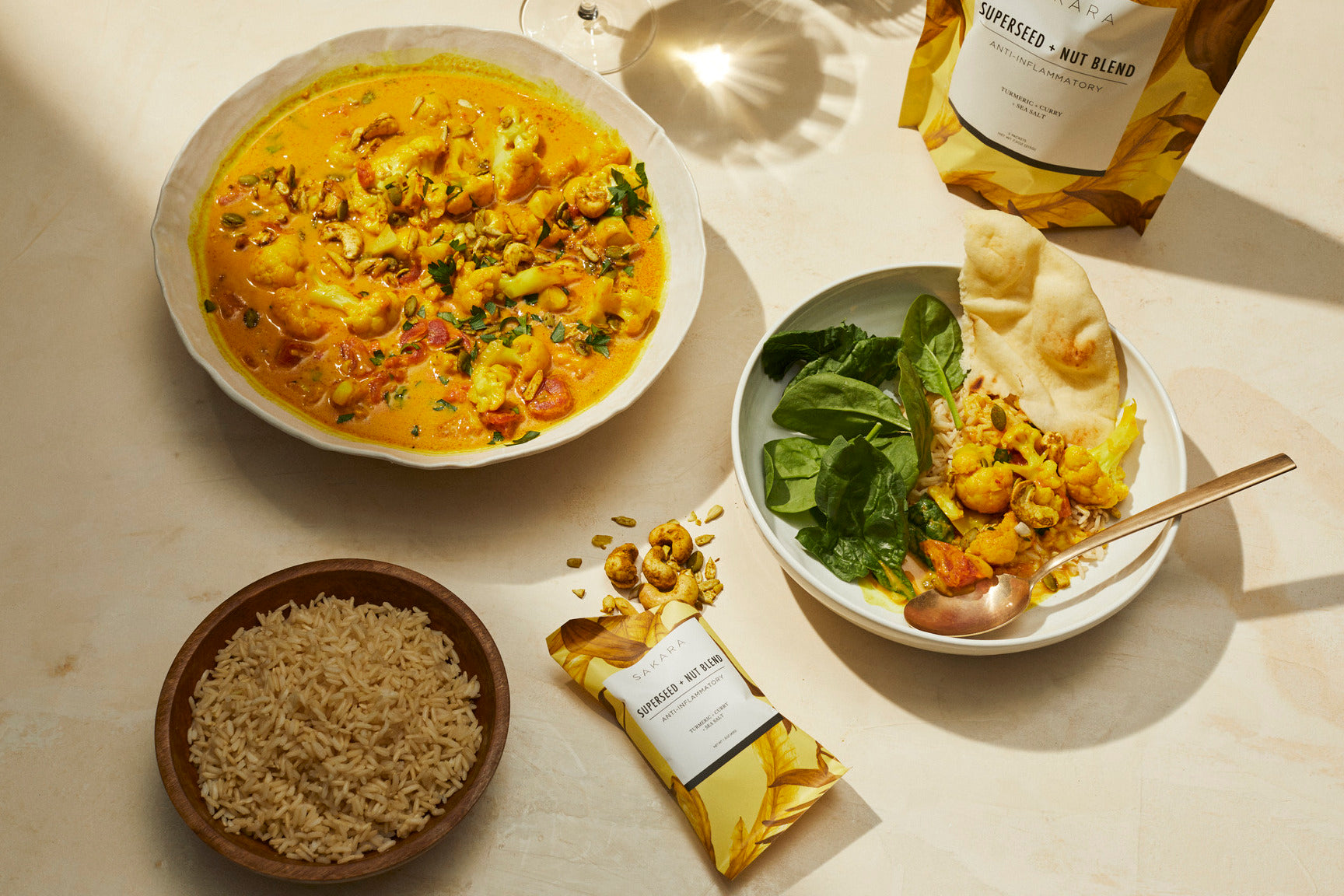 Curry Spiced Cauliflower