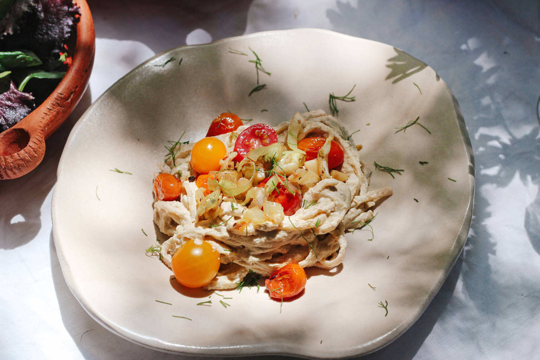 Springtime Pasta with Fennel and Leeks