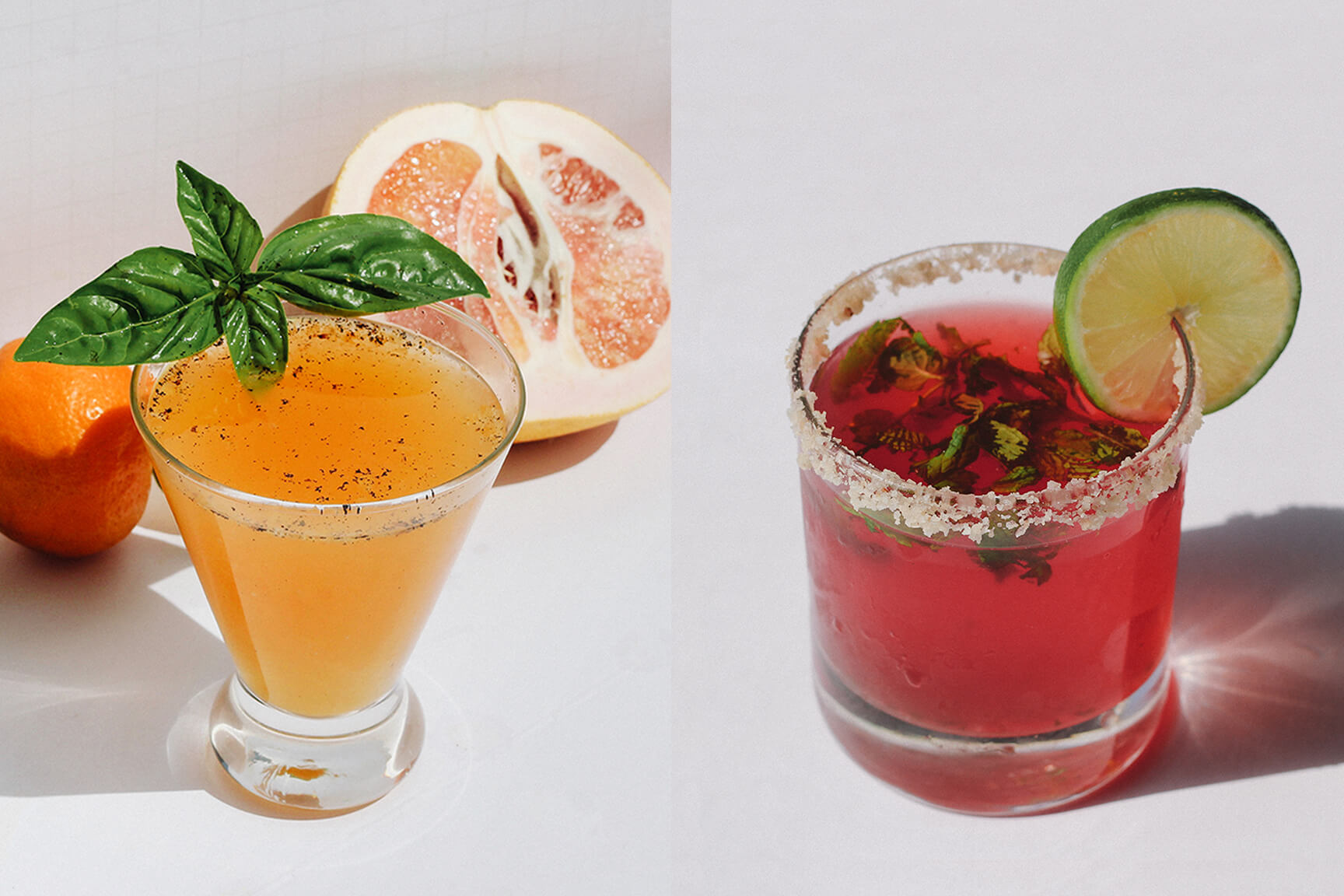 A SUPER HERBAL MOCKTAIL DUO