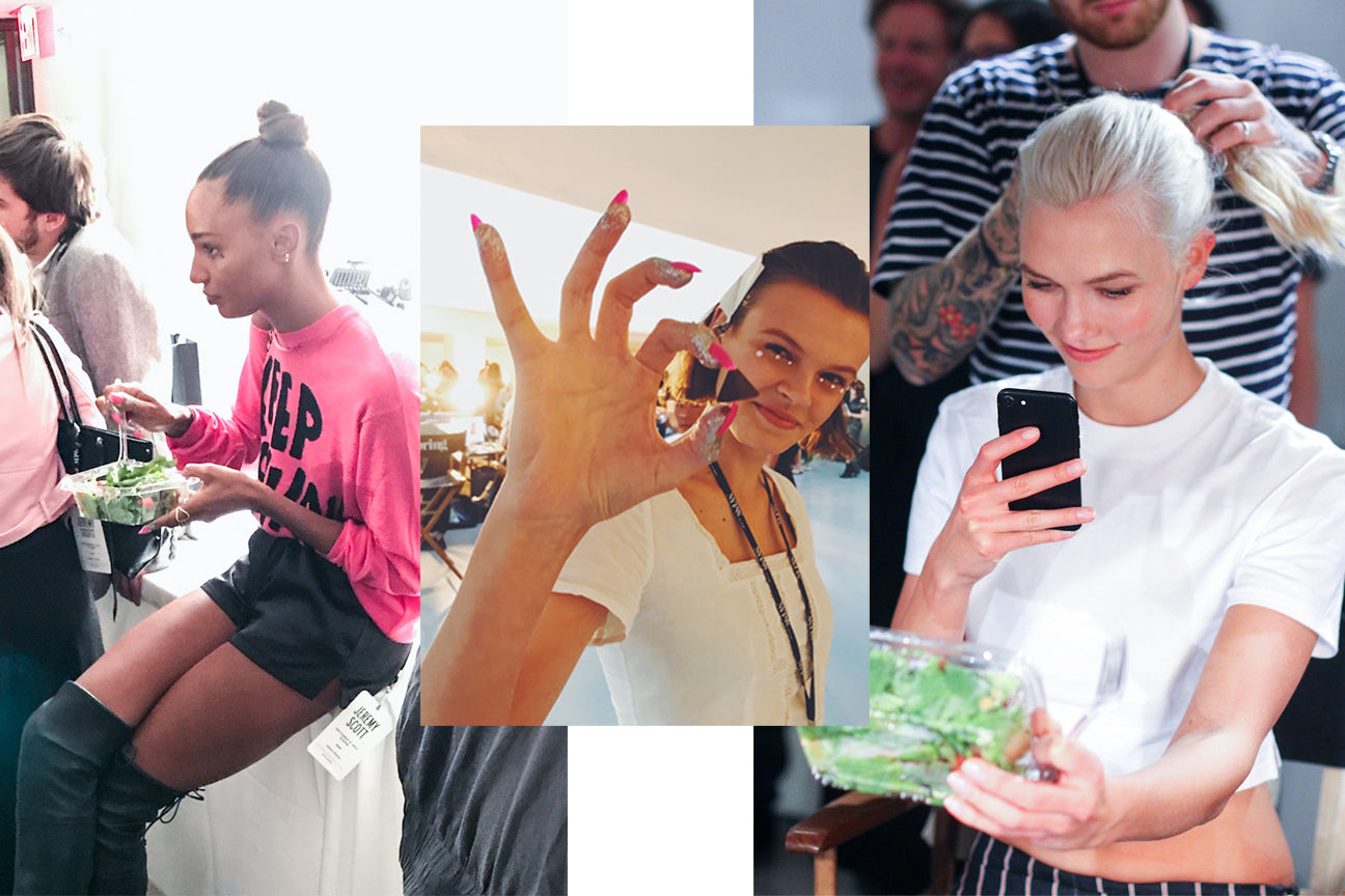 Here's What the Models Ate Backstage At NYFW